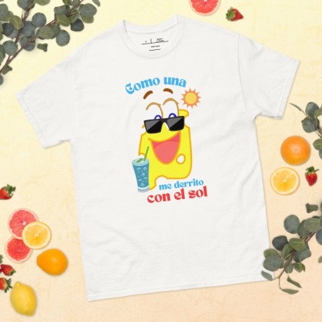 Camiseta clásica unisex COMO UNA LONCHA me derrito - MAXMUND