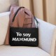 Bolso negro - letras blancas YO SOY MAXMUND