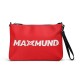 Bolso rojo letras blancas MAXMUND