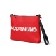 Bolso rojo letras blancas MAXMUND