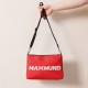 Bolso rojo letras blancas MAXMUND