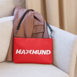 Bolso rojo letras blancas MAXMUND