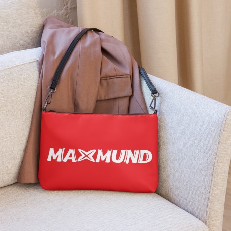 Bolso rojo letras blancas MAXMUND