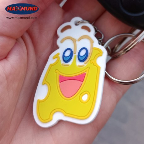 Llavero LONCHA DE QUESO - Lonchi - Silicona