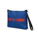 Bolso azul con logo MAXMUND