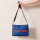 Bolso azul con logo MAXMUND