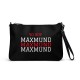 Bolso con correa negro YO SOY MAXMUND tri