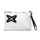 Bolso blanco con símbolo MAXMUND negro