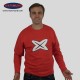 Sudadera gruesa hombre algodón roja MAXMUND