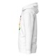 Sudadera con capucha unisex blanca SANTA NAVIDAD Lonchi - MAXMUND