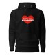 Sudadera negra con capucha unisex "Cariño, eres maxmund"