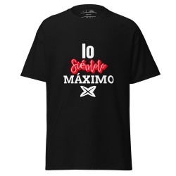 Camiseta negra unisex SIÉNTETE LO MÁXIMO